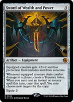Sword of Wealth and Power from The Big Score Promos