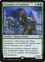 Champion of Lambholt from Starter Commander Decks