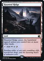 Haunted Ridge from Innistrad: Midnight Hunt Promos