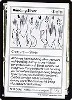 Banding Sliver from Mystery Booster Playtest Cards 2019