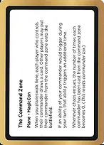 The Command Zone from Black Lotus Unknown Planechase