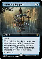 Misleading Signpost from Wilds of Eldraine Commander