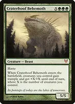 Craterhoof Behemoth from Avacyn Restored