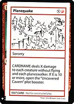 Planequake from Mystery Booster Playtest Cards 2019