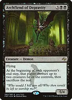 Archfiend of Depravity from Fate Reforged Promos