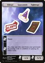 Eldrazi Guacamole Tightrope from Unfinity Sticker Sheets