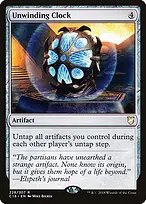 Unwinding Clock from Commander 2018