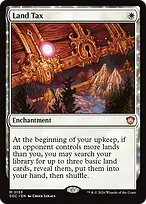 Land Tax from Secrets of Strixhaven Commander