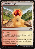 Sunbillow Verge from Aetherdrift Promos