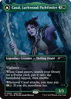 Casal, Lurkwood Pathfinder // Casal, Pathbreaker Owlbear from Universes Within
