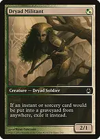Dryad Militant from Return to Ravnica Promos