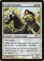 Knight Exemplar from Magic 2011 Promos