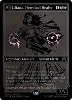 Liliana, Heretical Healer // Liliana, Defiant Necromancer from San Diego Comic-Con 2015
