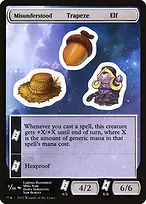 Misunderstood Trapeze Elf from Unfinity Sticker Sheets