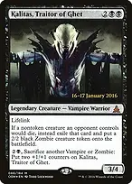 Kalitas, Traitor of Ghet from Oath of the Gatewatch Promos