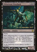 Abhorrent Overlord from Theros Promos