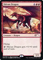 Shivan Dragon from 30th Anniversary History Promos