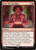 Seize the Spotlight from New Capenna Commander Promos
